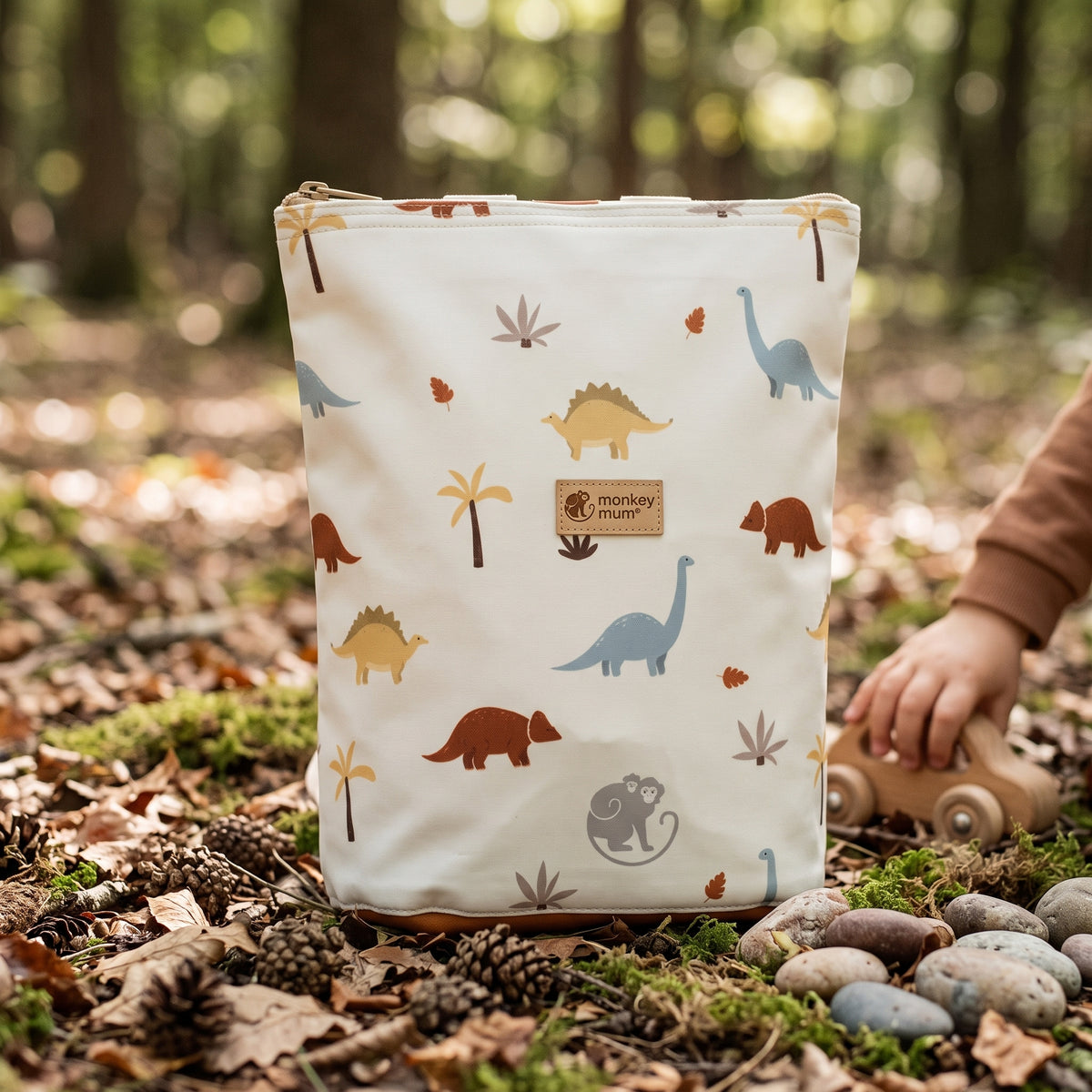 Dječji softshell ruksak Monkey Mum® - Dino priča