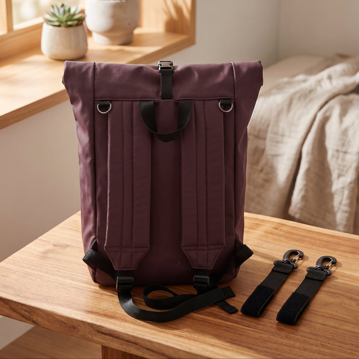 Monkey Mum® Softshell Stroller Backpack – Bear Pawprint