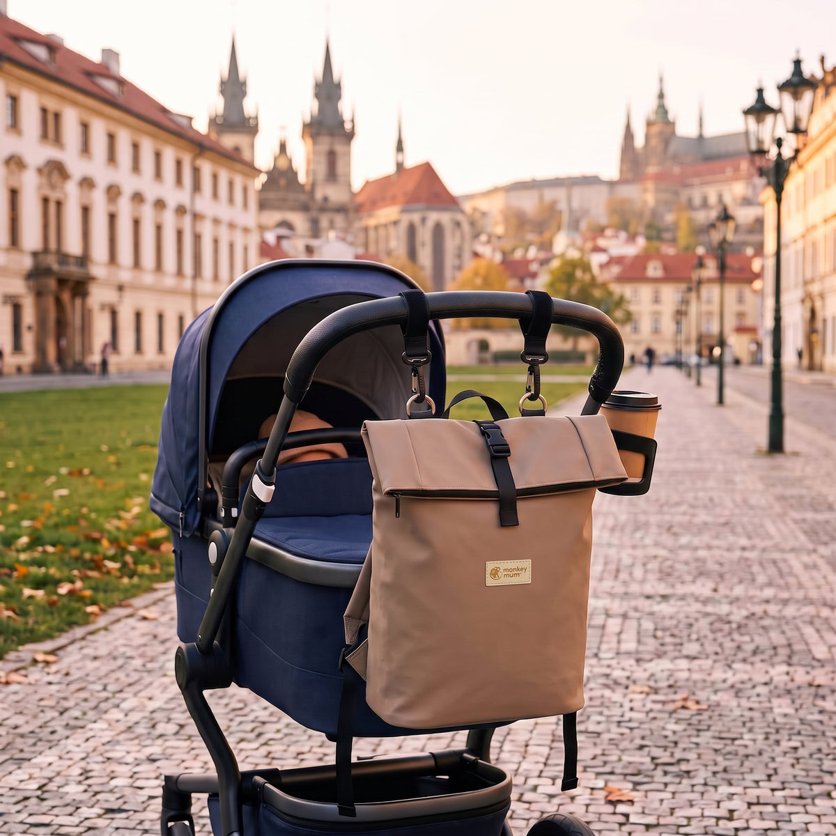 Monkey Mum® Softshell Backpack for Stroller – Safari Tour