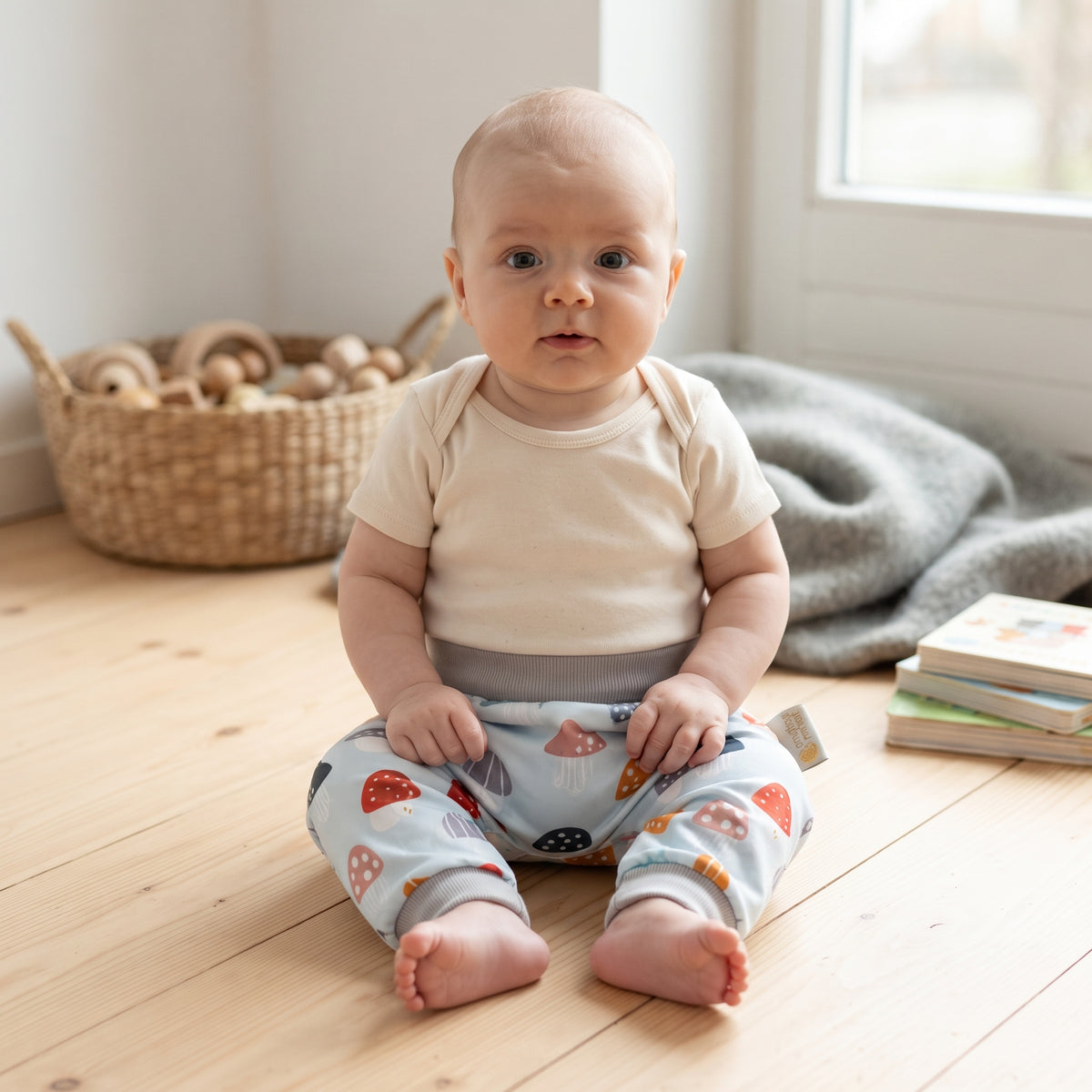 Dječje softshell hlače s membranom Monkey Mum® - Šarene muhare