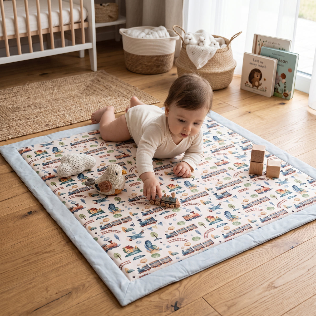 Monkey Mum® Play Mat - Train