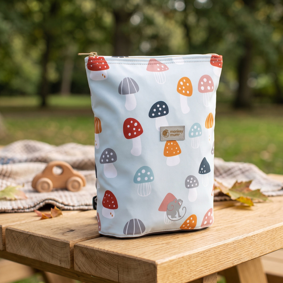 Dječji softshell ruksak Monkey Mum® - Šareni muharači