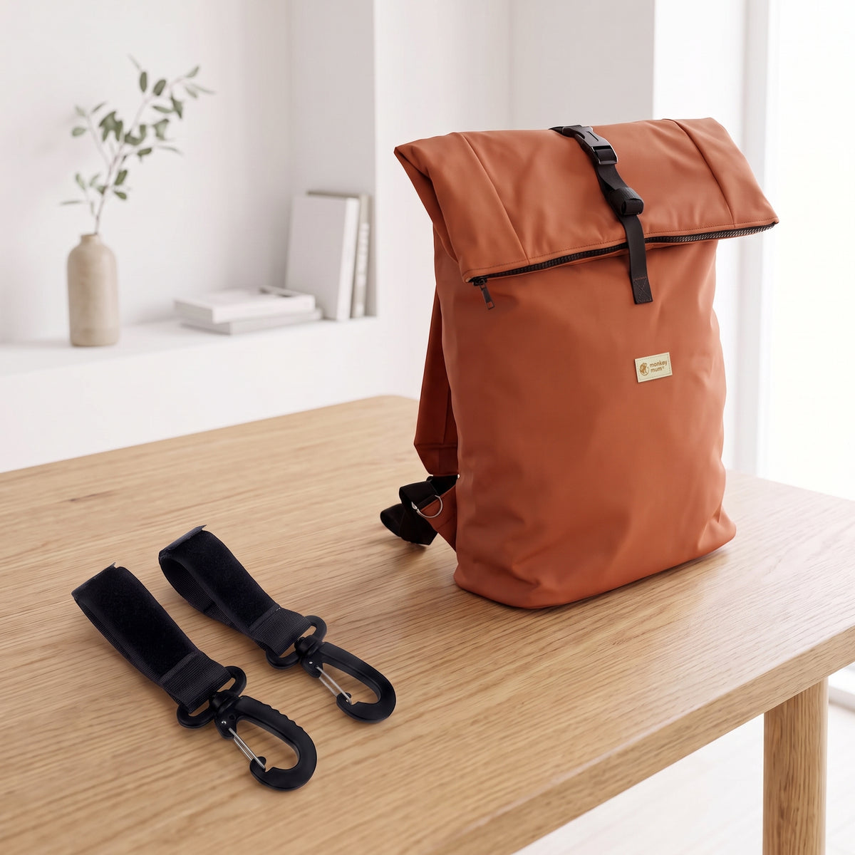 Monkey Mum® Softshell Backpack for Stroller – Autumn Leaves