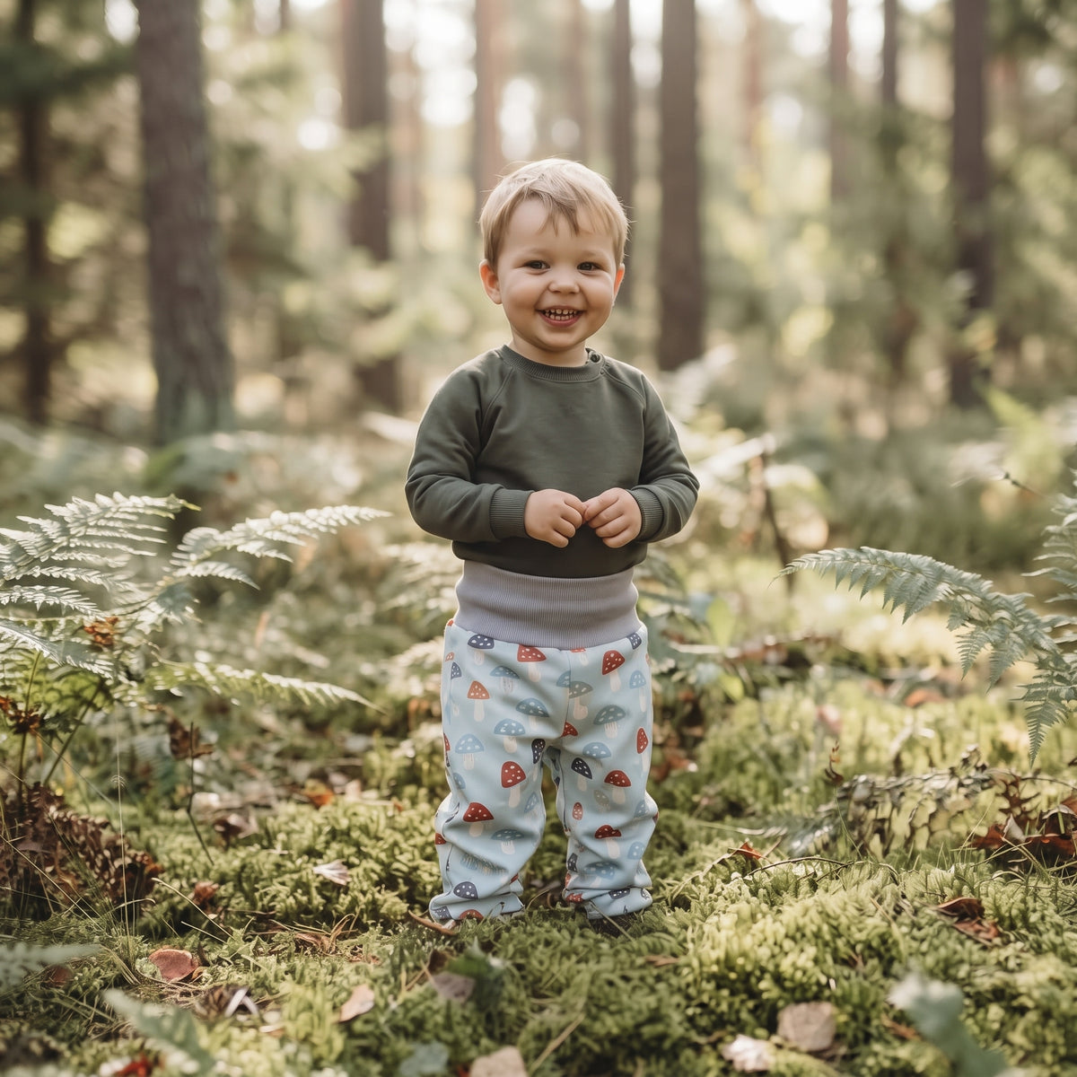 Dječje rasteće softshell hlače s membranom Monkey Mum® - Šareni muharači