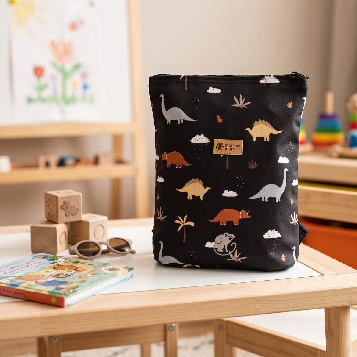 Dječji softshell ruksak Monkey Mum® - Put dinosaura