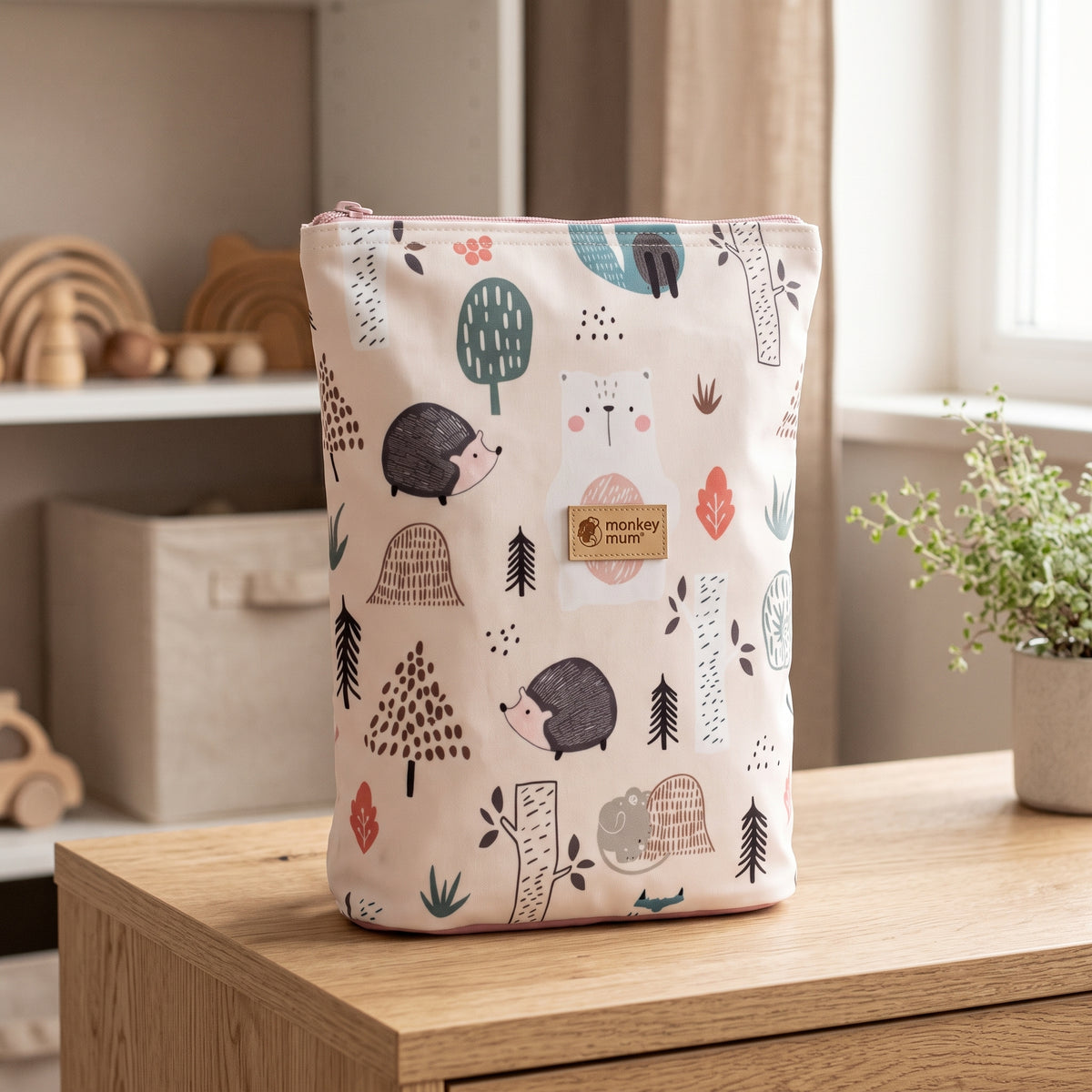Dječji softshell ruksak Monkey Mum® - Dnevne životinjice