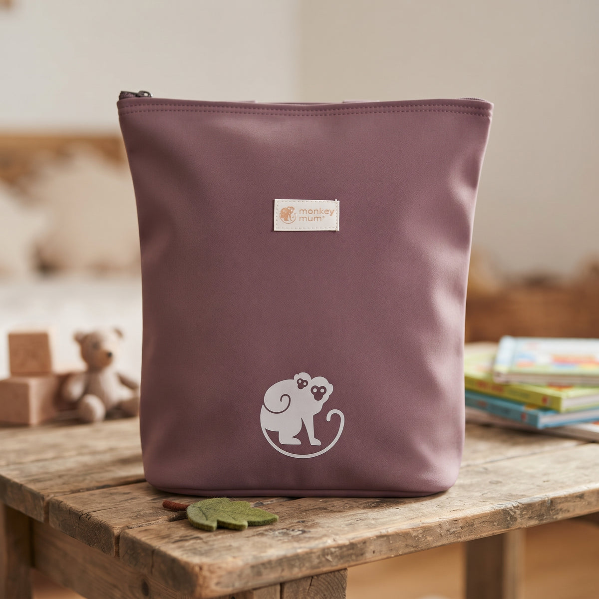 Dječji softshell ruksak Monkey Mum® - Smeđi