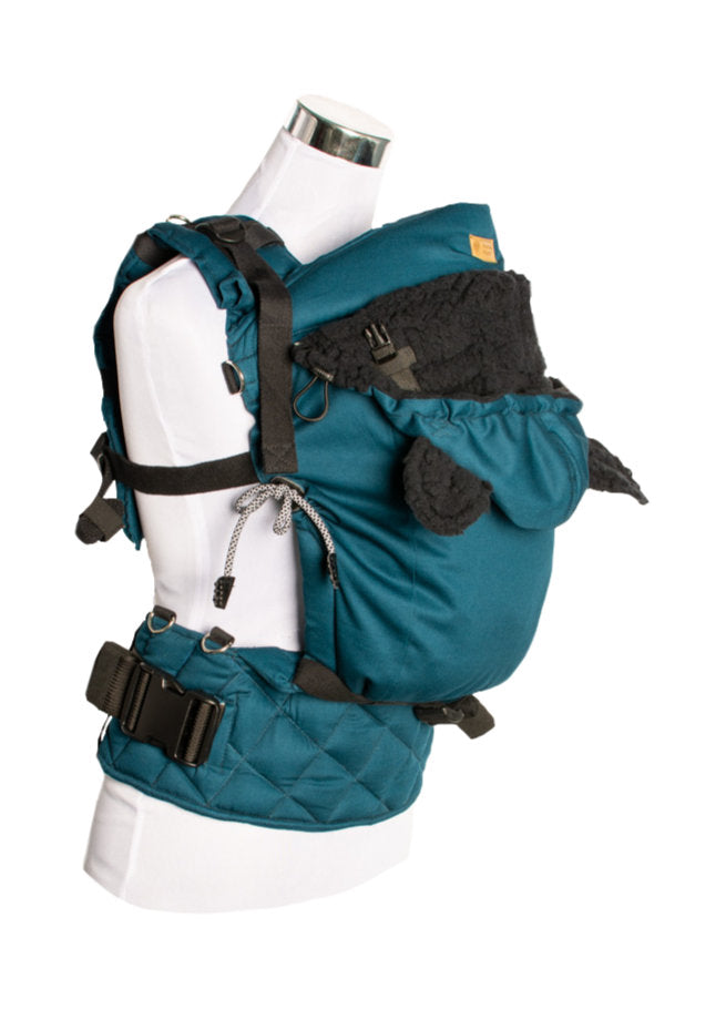 Monkey Mum® Insulated hood for Carrie carrier - Azure Water