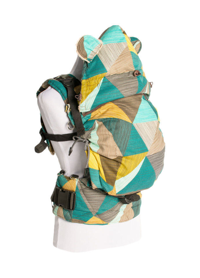 Monkey Mum® Insulated hood for Carrie carrier - Charming Geometry