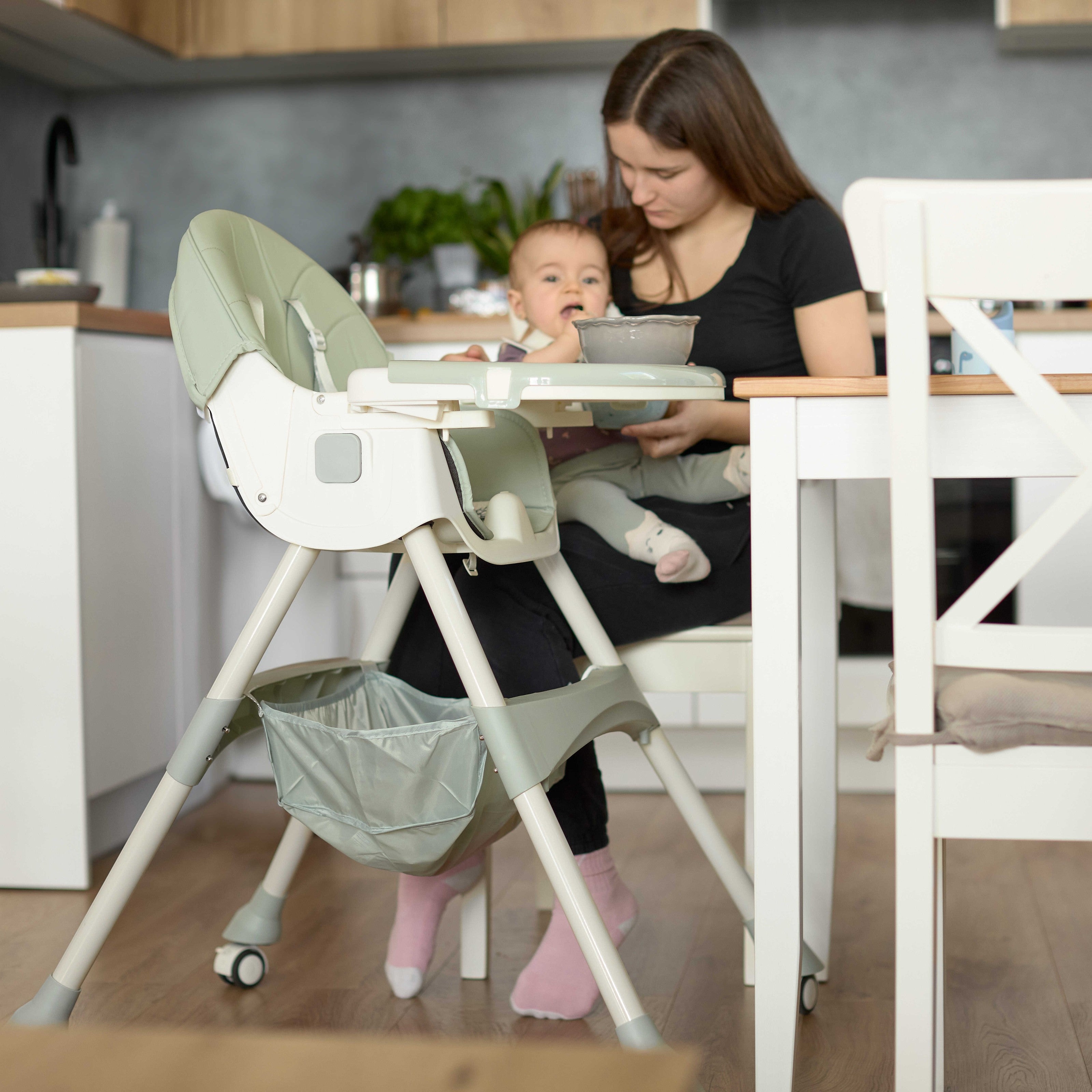 Comfort 2-in-1 Children's High Chair - Blue - Unboxed
