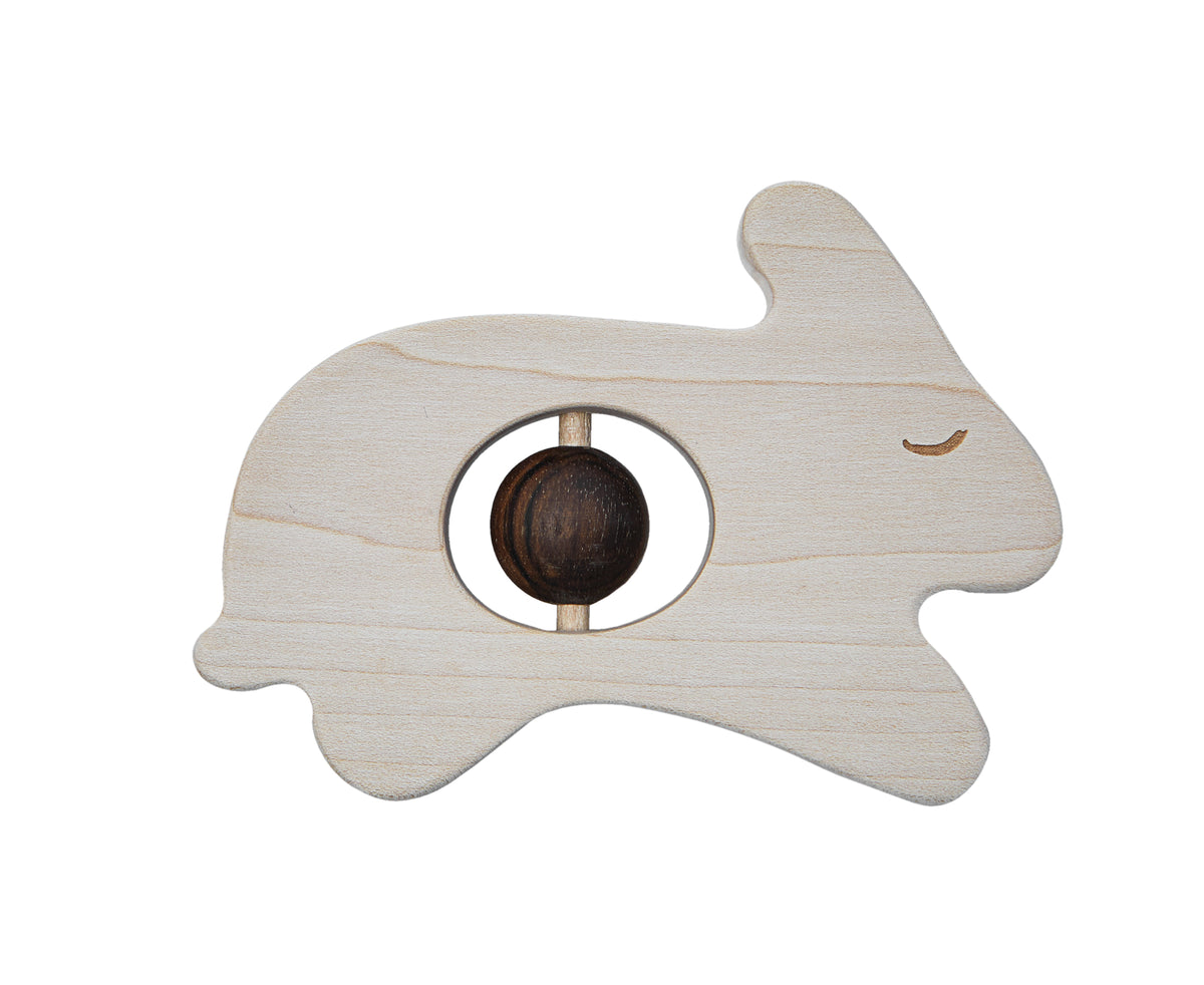 Wooden Story Rattle - Hare