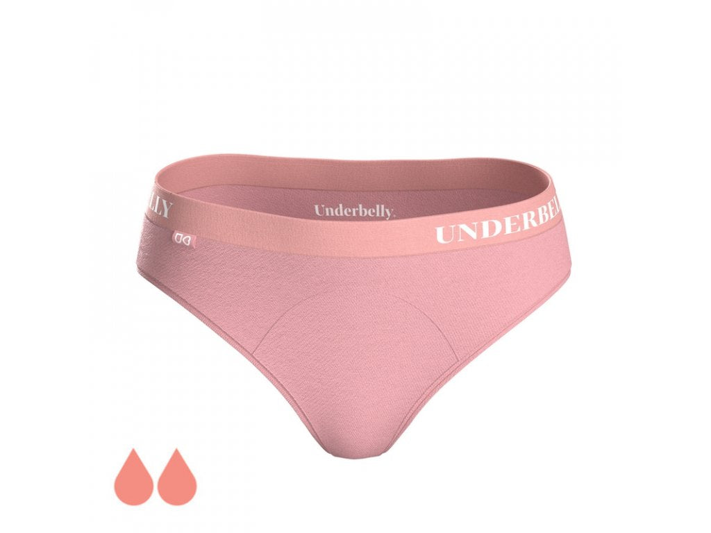 Menstrual panties Underbelly univers, Weaker menstruation - old pink