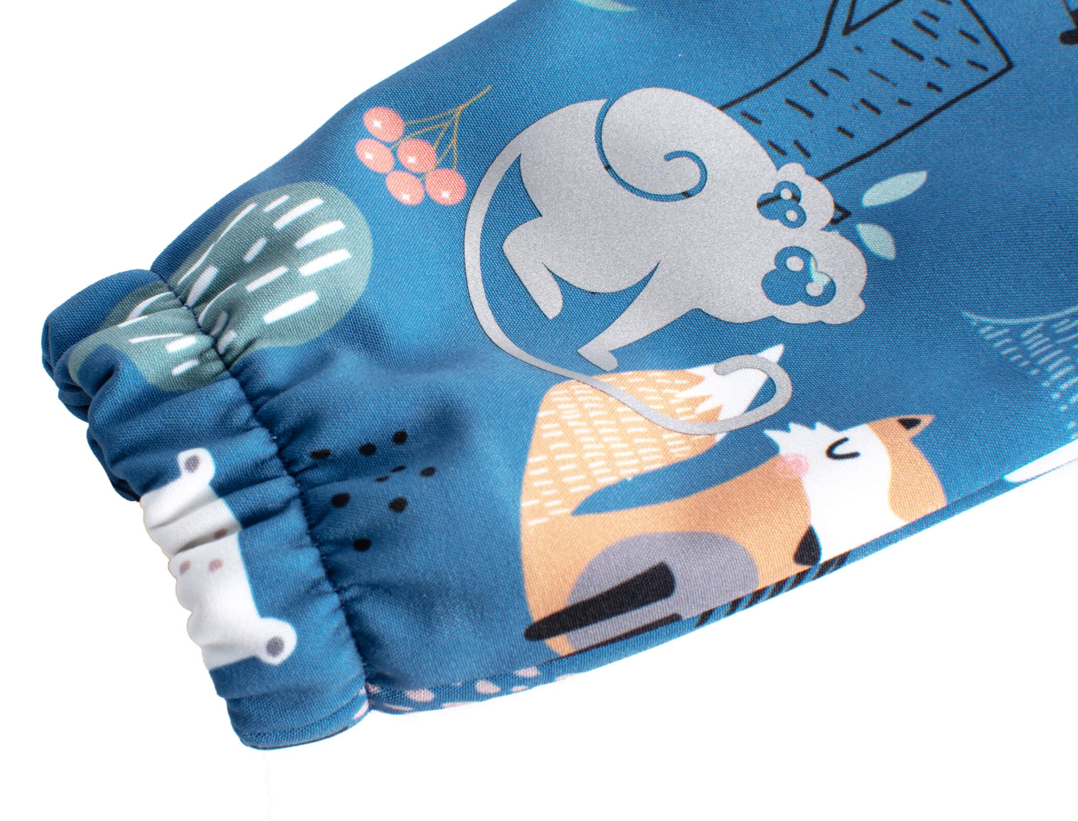 Children's softshell pants with membrane Monkey Mum® - Night Animals
