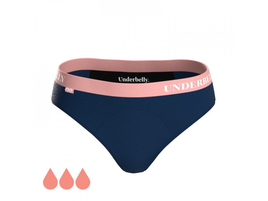 Menstrual panties Underbelly univers, Stronger menstruation - blue