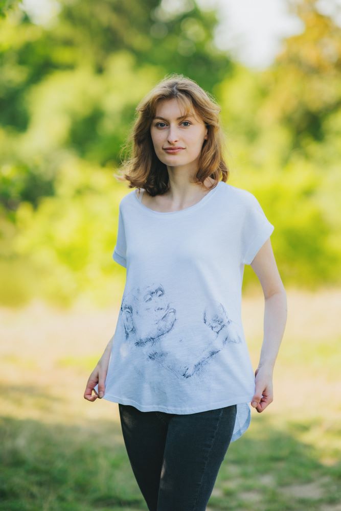 Monkey Mum® Nursing T-Shirt Monkey Mum® White - Monkey