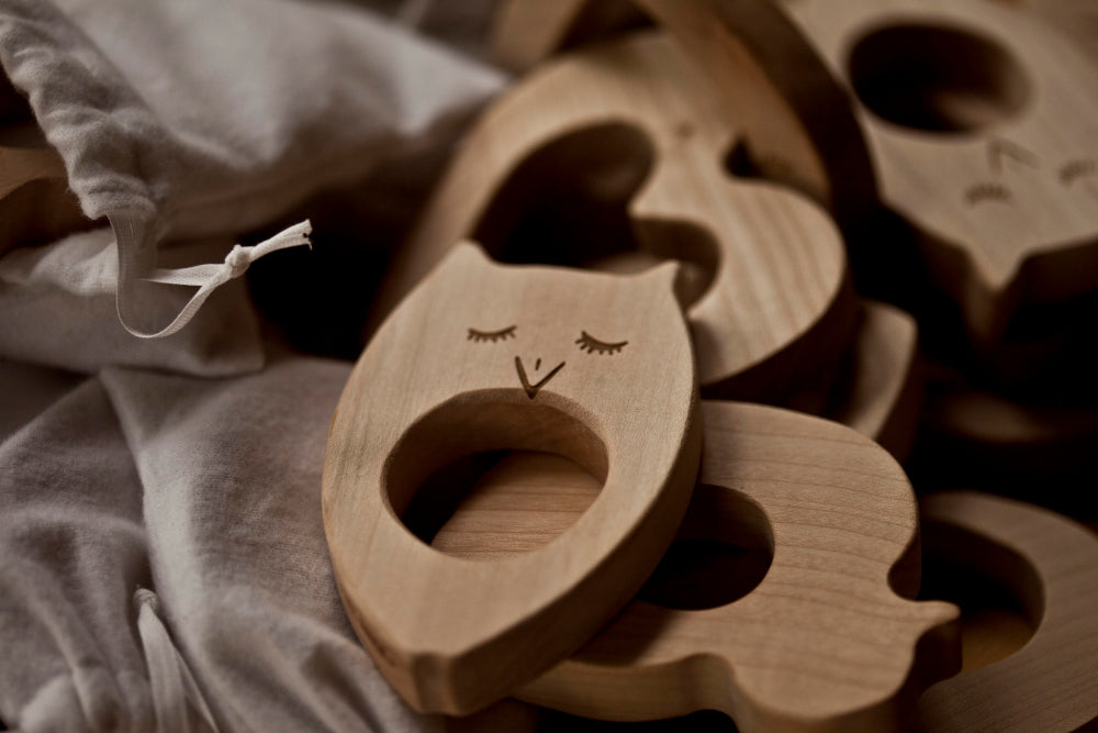 Wooden Story Bitleksak - Uggla