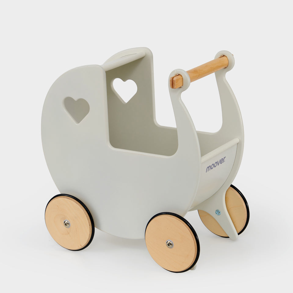 Moover Traditional pram for dolls - White