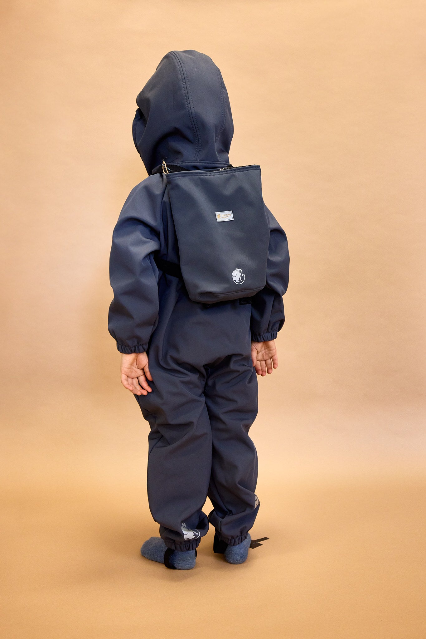 Dětský softshellový batůžek Monkey Mum® - Denní zvířátka, 2. jakost - Malý (0-3 roky), Velký (3-6let)