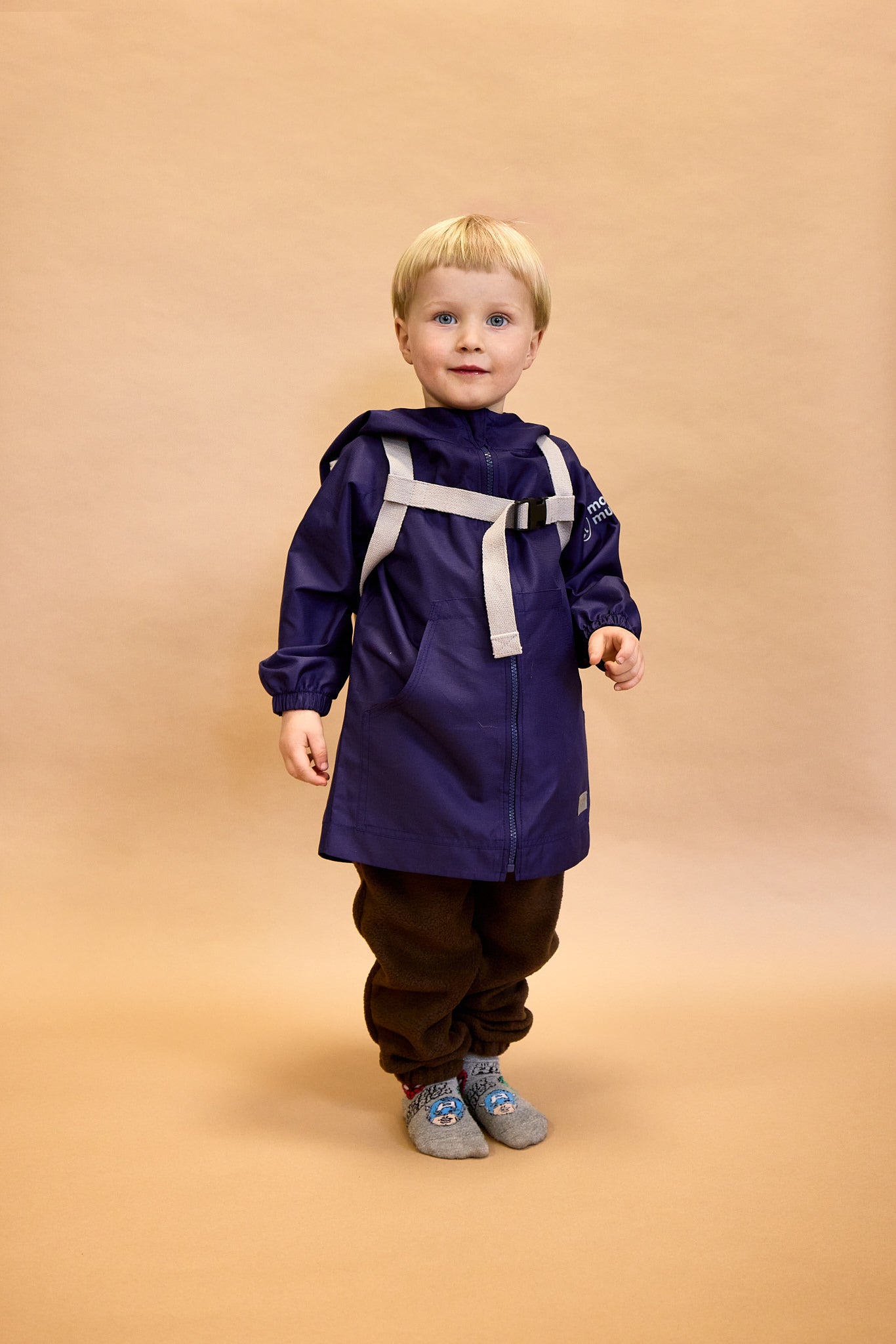 Dětský softshellový batůžek Monkey Mum® - Denní zvířátka, 2. jakost - Malý (0-3 roky), Velký (3-6let)
