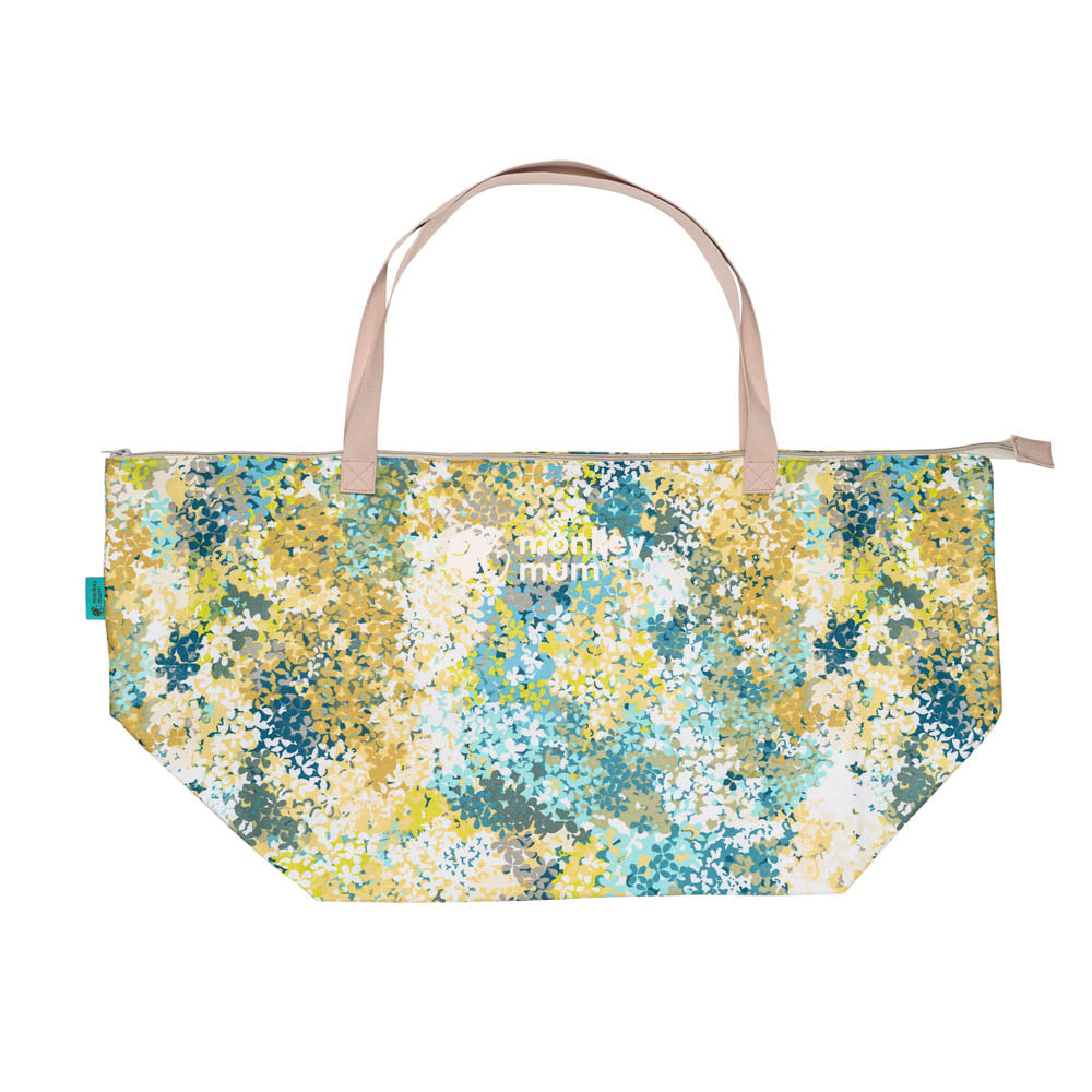 Monkey Mum® Travel fabric bag for Carrie accessories - Blooming Meadow