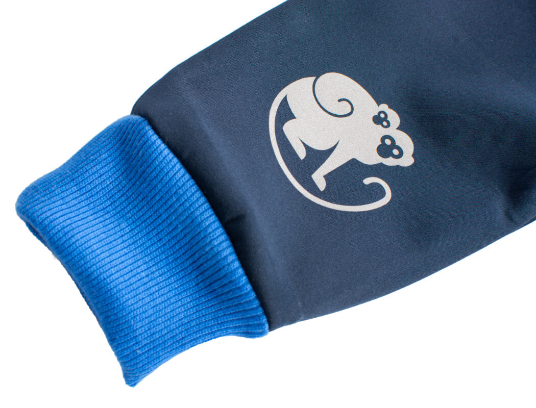 Children's softshell pants with membrane Monkey Mum® - Night Sky