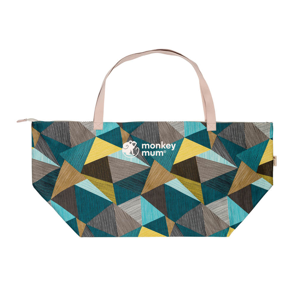 Monkey Mum® Travel fabric bag for Carrie accessories - Charming Geometry